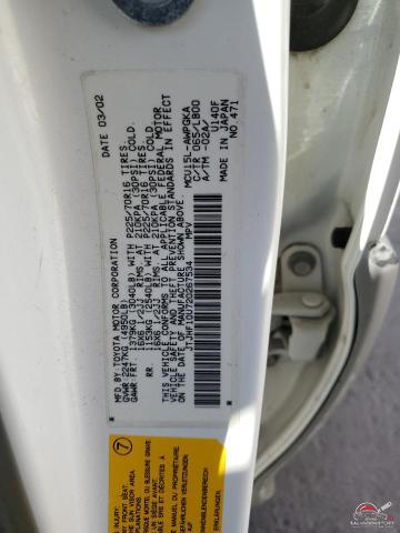 JTJHF10U720267534 2002 LEXUS RX300 photo no. 13