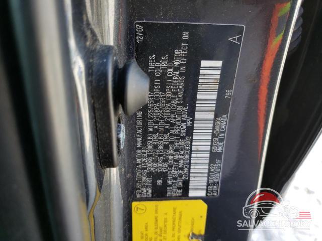 2T2HK31U98C093002 2008 LEXUS RX350 photo no. 14