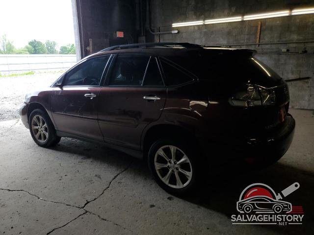 JTJHK31U492060765 2009 LEXUS RX350 photo no. 2