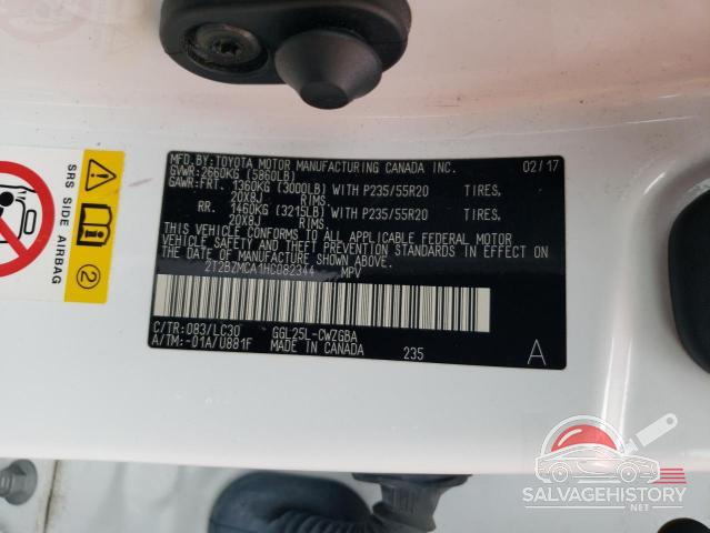 2T2BZMCA1HC082344 2017 LEXUS RX350 photo no. 13