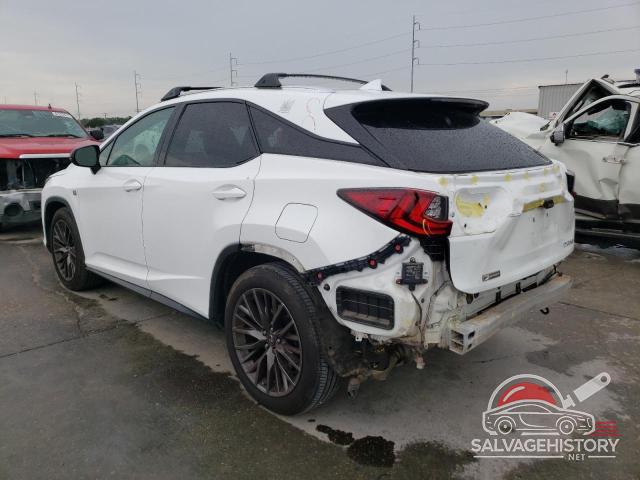 2T2BZMCA1HC082344 2017 LEXUS RX350 photo no. 2