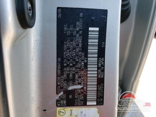 JTJHW31U060014572 2006 LEXUS RX400 photo no. 13
