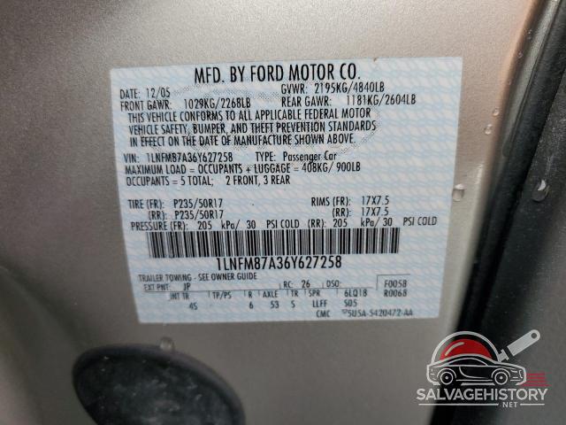 1LNFM87A36Y627258 2006 LINCOLN LS SERIES photo no. 13