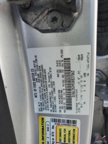 3LN6L2G99DR827062 2013 LINCOLN MKZ photo no. 12