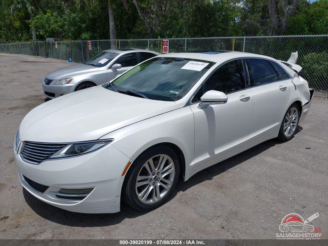 3LN6L2J93ER833014 2014 LINCOLN MKZ photo no. 2