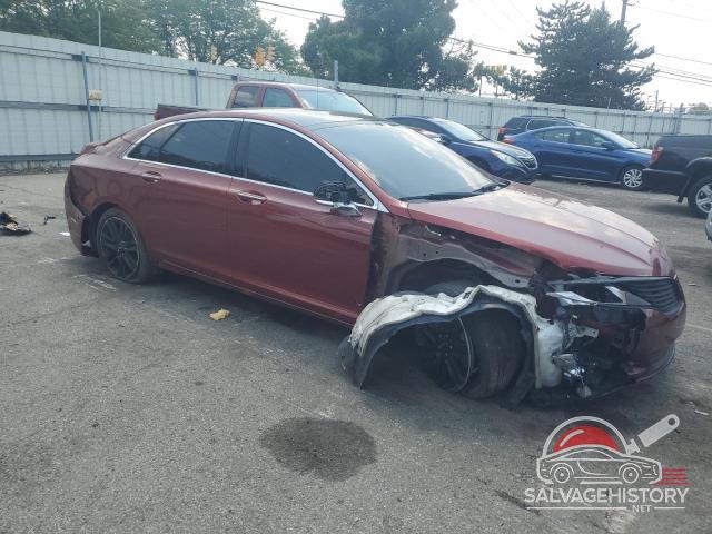 3LN6L2LU7ER800678 2014 LINCOLN MKZ photo no. 4