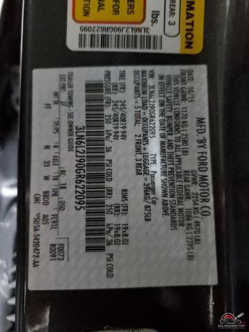 3LN6L2J90GR622095 2016 LINCOLN MKZ photo no. 12