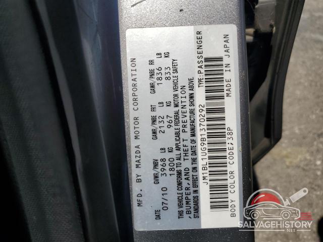 JM1BL1UG9B1370292 2011 MAZDA 3 photo no. 12