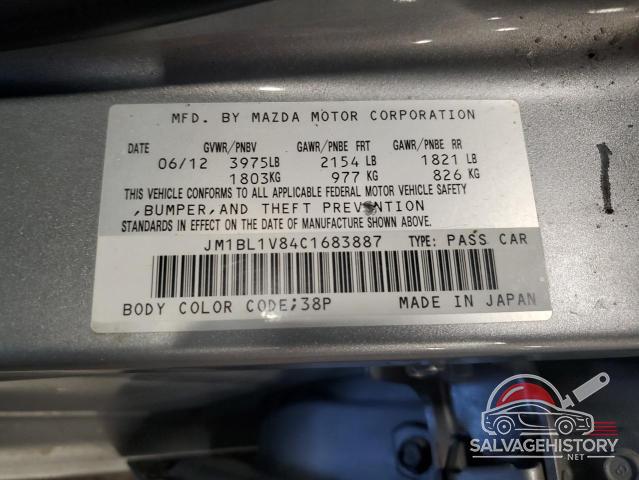 JM1BL1V84C1683887 2012 MAZDA 3 photo no. 12