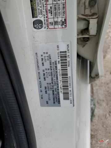 JM1BM1L74E1100745 2014 MAZDA 3 photo no. 12