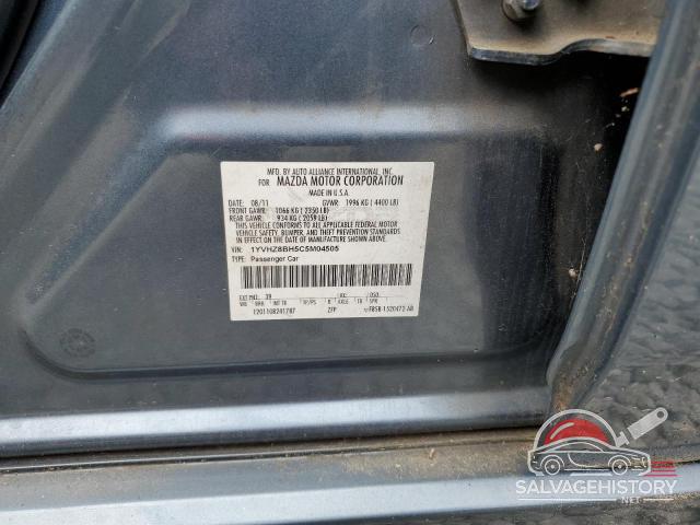 1YVHZ8BH5C5M04505 2012 MAZDA 6 photo no. 12