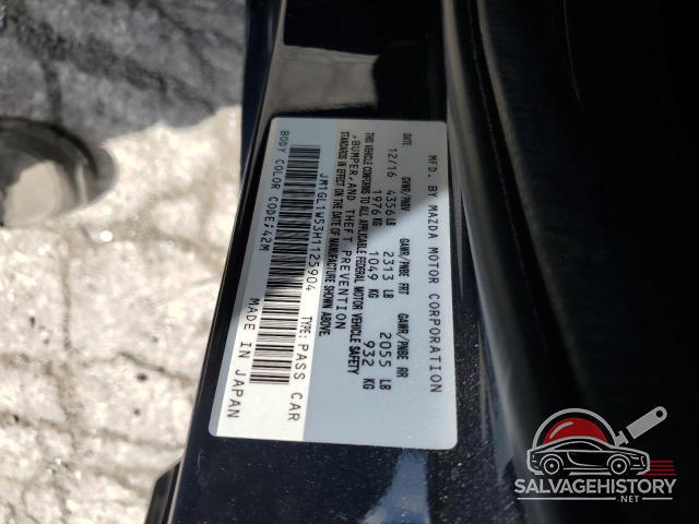JM1GL1W53H1125904 2017 MAZDA 6 photo no. 12