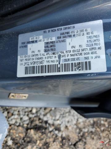 JM1GL1WY9M1618457 2021 MAZDA 6 photo no. 13