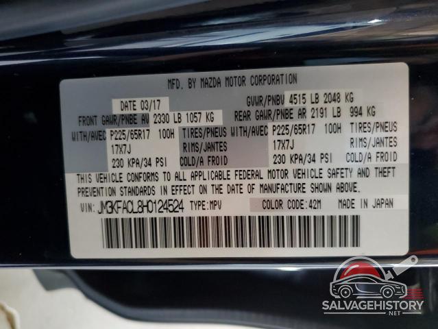 JM3KFACL8H0124524 2017 MAZDA CX-5 photo no. 12