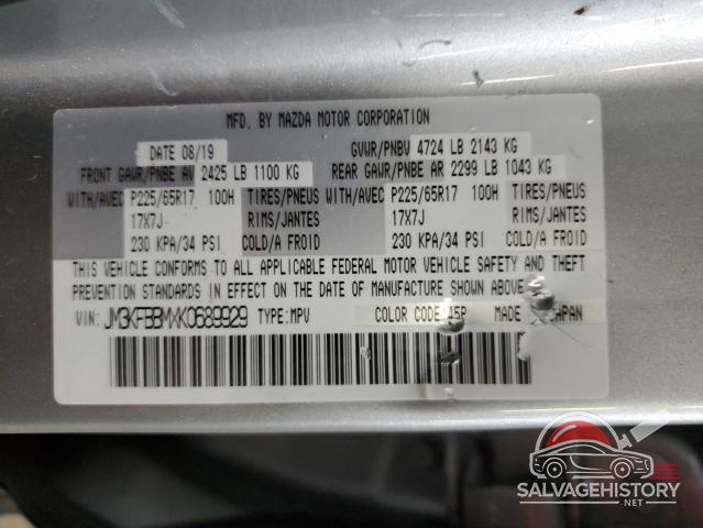 JM3KFBBMXK0689929 2019 MAZDA CX-5 photo no. 13