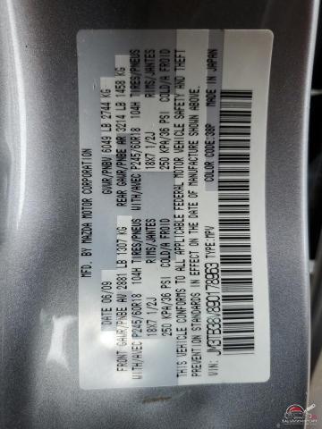 JM3TB38V890178963 2009 MAZDA CX-9 photo no. 14