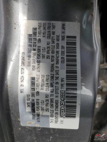 JM3TB3CV2E0428683 2014 MAZDA CX-9 photo no. 12
