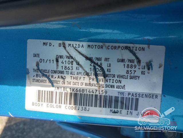 JM1BL1K66B1447159 2011 MAZDA MAZDA3 photo no. 12