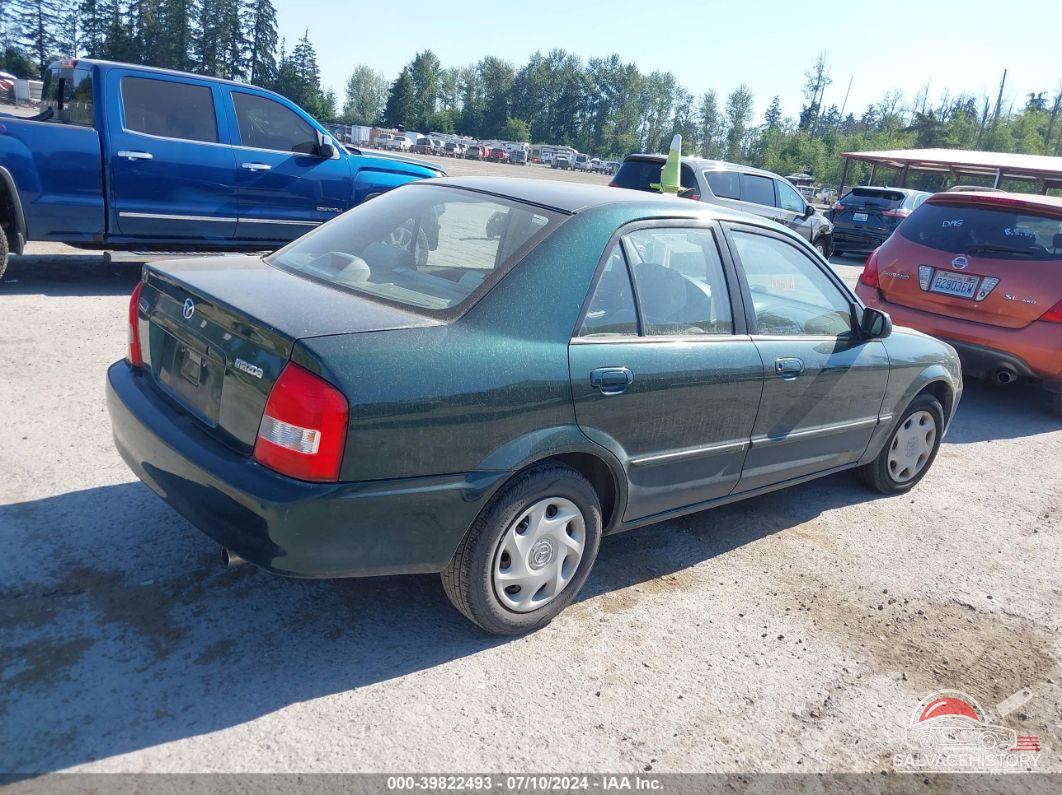 JM1BJ222210447494 2001 MAZDA PROTEGE photo no. 4