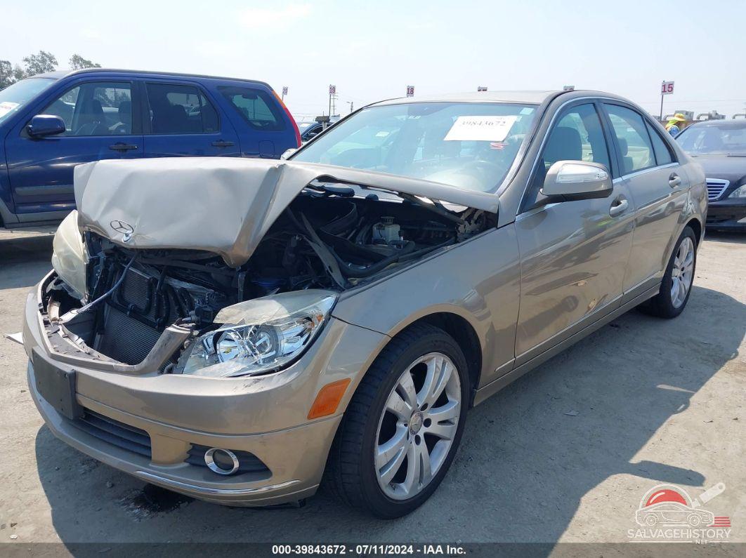 WDDGF54X48R017527 2008 MERCEDES-BENZ C photo no. 2