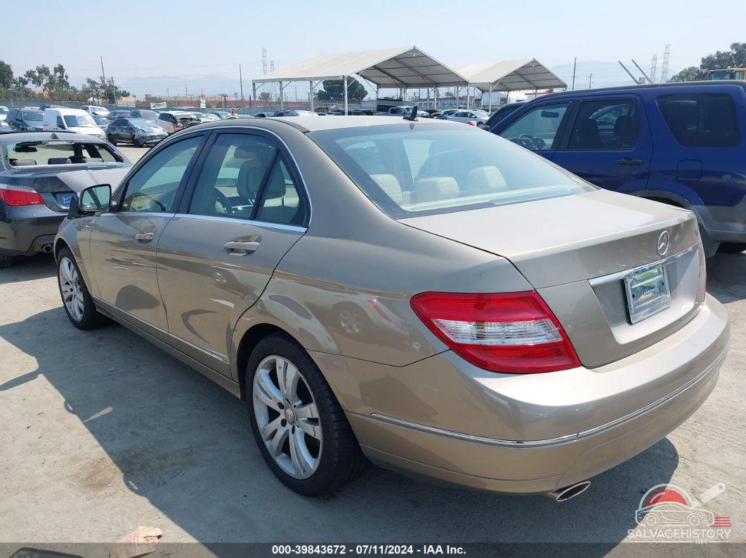 WDDGF54X48R017527 2008 MERCEDES-BENZ C photo no. 3