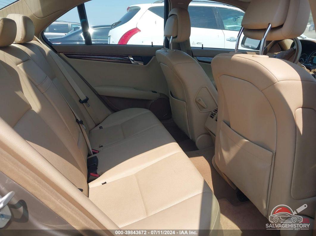 WDDGF54X48R017527 2008 MERCEDES-BENZ C photo no. 8