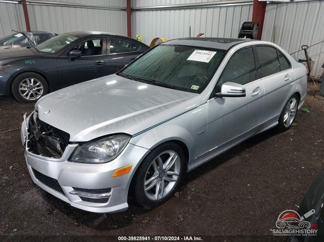 WDDGF4HBXCR196450 2012 MERCEDES-BENZ C 250 photo no. 2