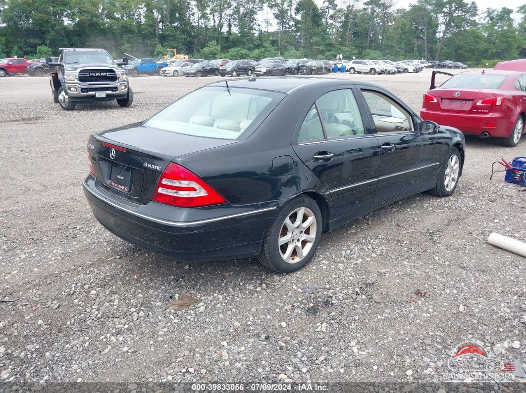 WDBRF92H17F881598 2007 MERCEDES-BENZ C 280 photo no. 4