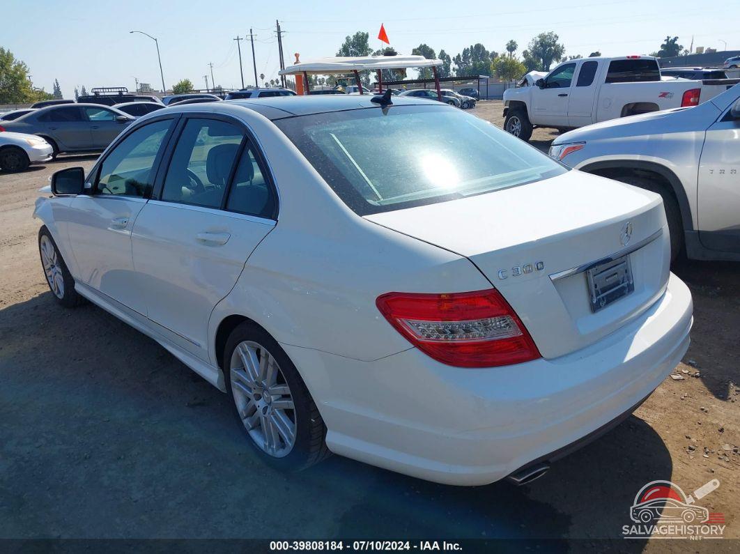 WDDGF54X38F044509 2008 MERCEDES-BENZ C 300 photo no. 3