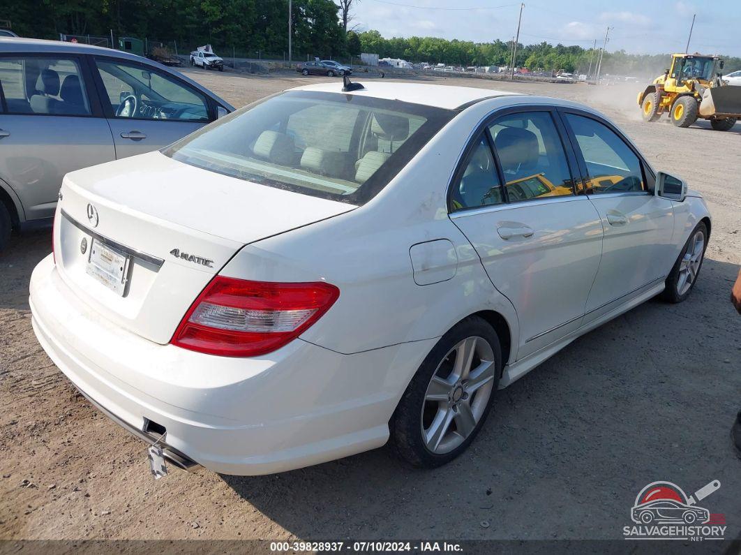 WDDGF8BB5AR105727 2010 MERCEDES-BENZ C 300 photo no. 4