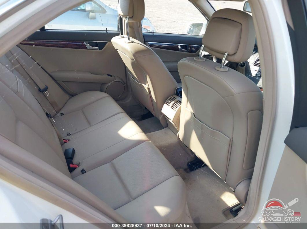 WDDGF8BB5AR105727 2010 MERCEDES-BENZ C 300 photo no. 8
