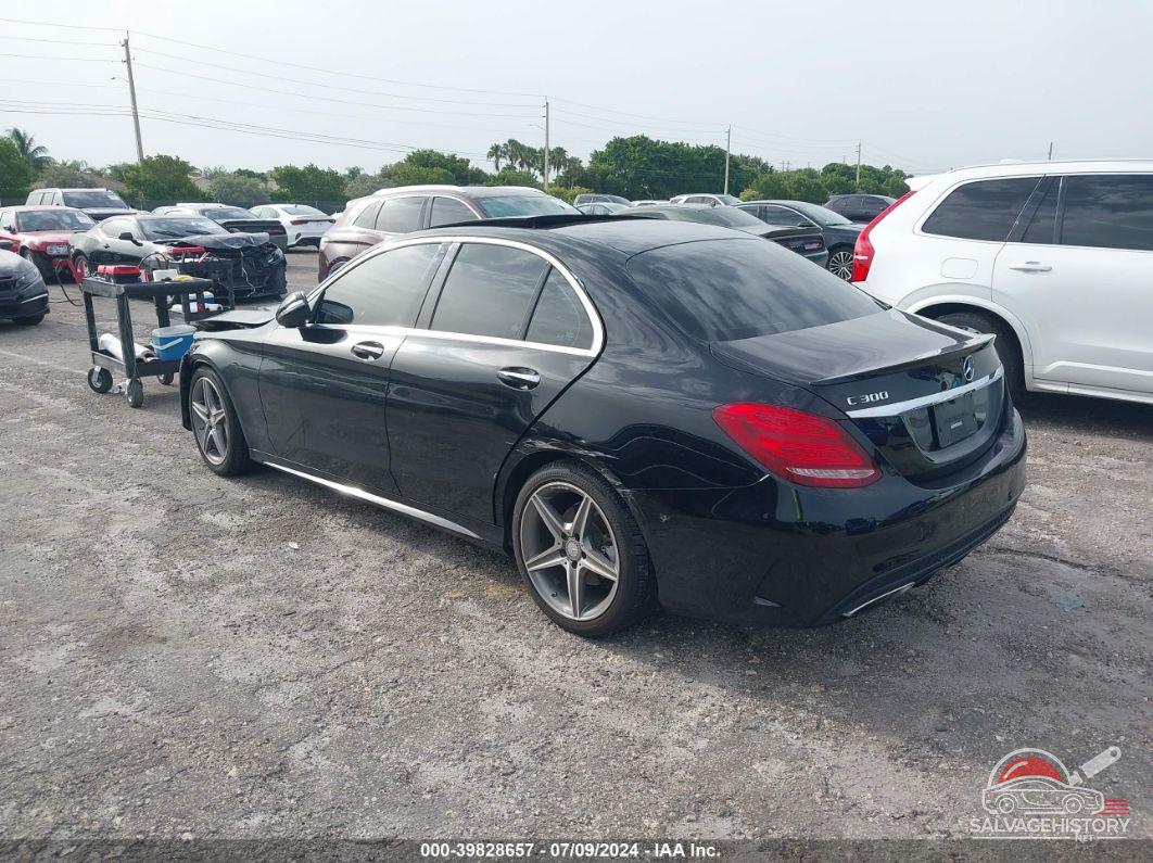 55SWF4JB8FU077143 2015 MERCEDES-BENZ C 300 photo no. 3