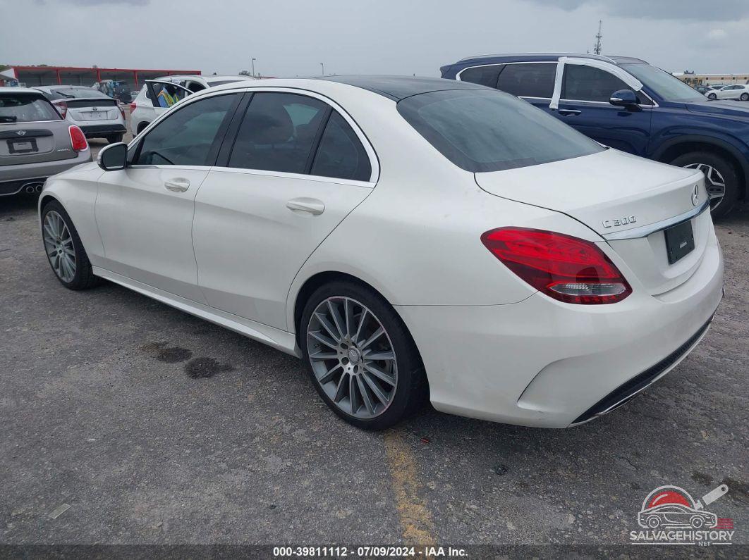 55SWF4JB9FU056933 2015 MERCEDES-BENZ C 300 photo no. 3