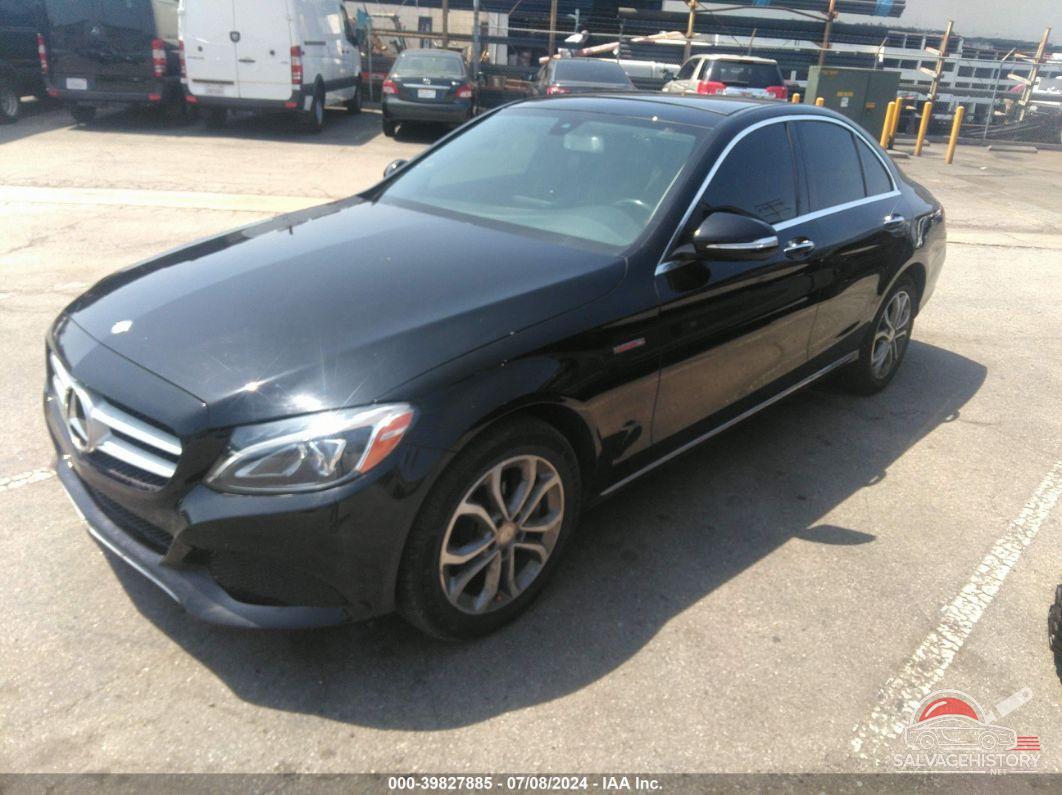 55SWF4KB5FU080368 2015 MERCEDES-BENZ C 300 photo no. 2
