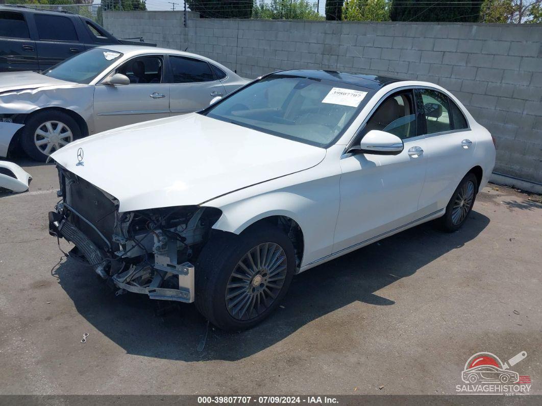 55SWF4KB8FU035666 2015 MERCEDES-BENZ C 300 photo no. 2