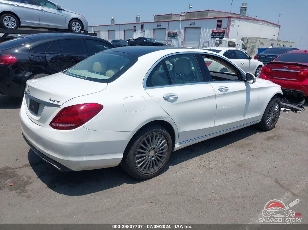 55SWF4KB8FU035666 2015 MERCEDES-BENZ C 300 photo no. 4
