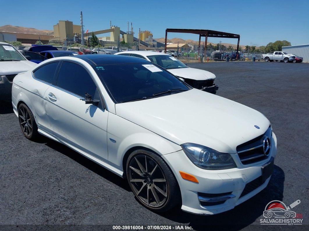 WDDGJ8JB7CF912383 2012 MERCEDES-BENZ C 350 photo no. 1