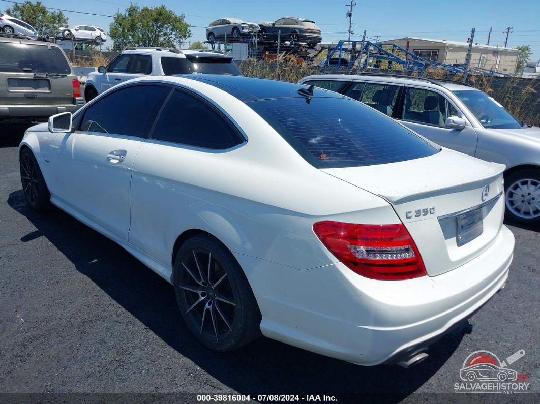 WDDGJ8JB7CF912383 2012 MERCEDES-BENZ C 350 photo no. 3