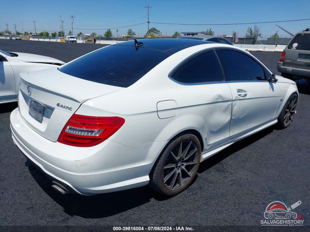 WDDGJ8JB7CF912383 2012 MERCEDES-BENZ C 350 photo no. 4
