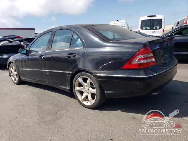 WDBRF52H07F913224 2007 MERCEDES-BENZ C-CLASS photo no. 2