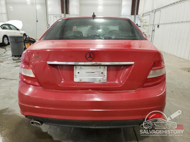 WDDGF81X09F217460 2009 MERCEDES-BENZ C-CLASS photo no. 6
