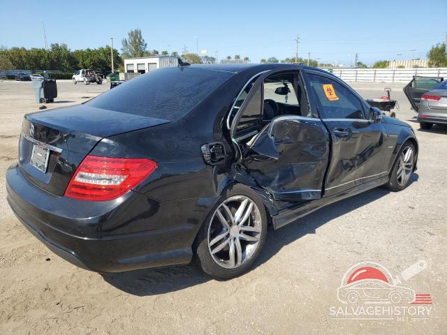 WDDGF4HB8CR209020 2012 MERCEDES-BENZ C-CLASS photo no. 3
