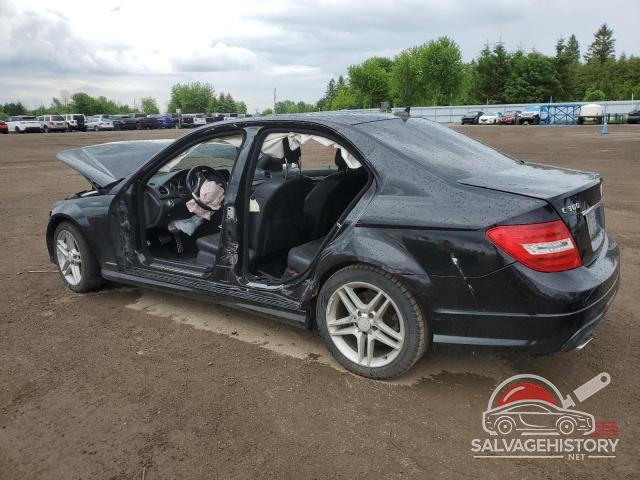 WDDGF8BB5CA663434 2012 MERCEDES-BENZ C-CLASS photo no. 2