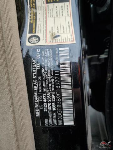 WDDGF8BB9CF897711 2012 MERCEDES-BENZ C-CLASS photo no. 13