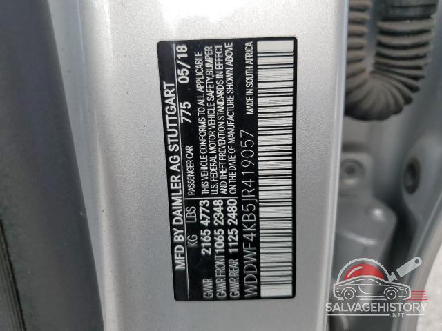 WDDWF4KB5JR419057 2018 MERCEDES-BENZ C-CLASS photo no. 13