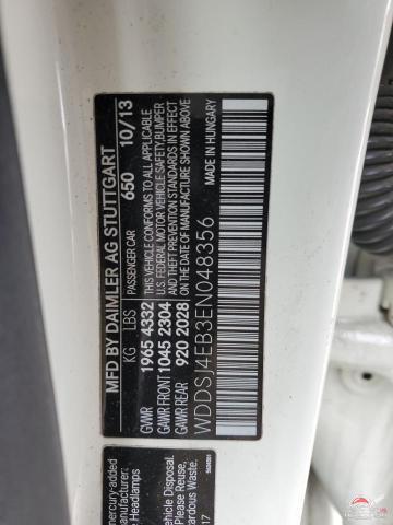 WDDSJ4EB3EN048356 2014 MERCEDES-BENZ CLA-CLASS photo no. 12
