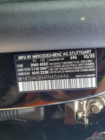 W1K5J4GB6RN456446 2024 MERCEDES-BENZ CLA-CLASS photo no. 12
