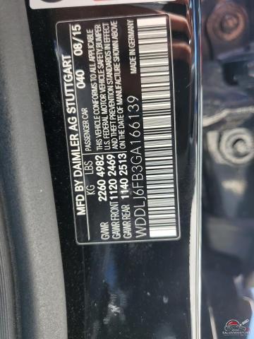 WDDLJ6FB3GA166139 2016 MERCEDES-BENZ CLC-CLASS photo no. 12