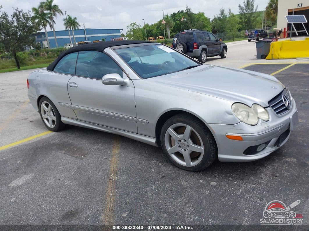 WDBTK75J05F129344 2005 MERCEDES-BENZ CLK 500 photo no. 2