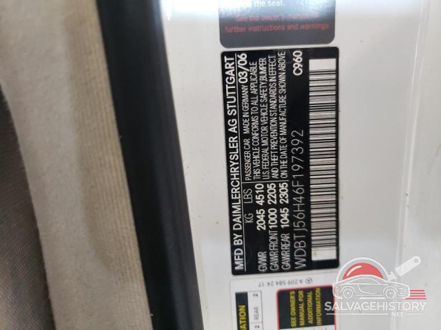 WDBTJ56H46F197392 2006 MERCEDES-BENZ CLK-CLASS photo no. 12